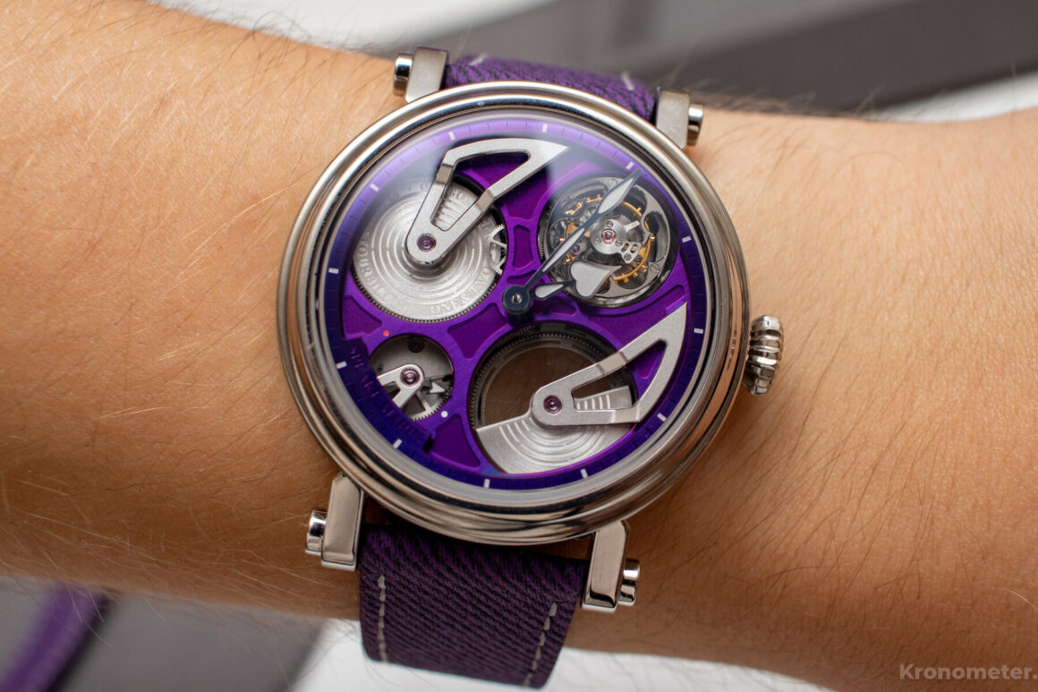 Speake-Marin Tourbillon Purple Hour Wristshot